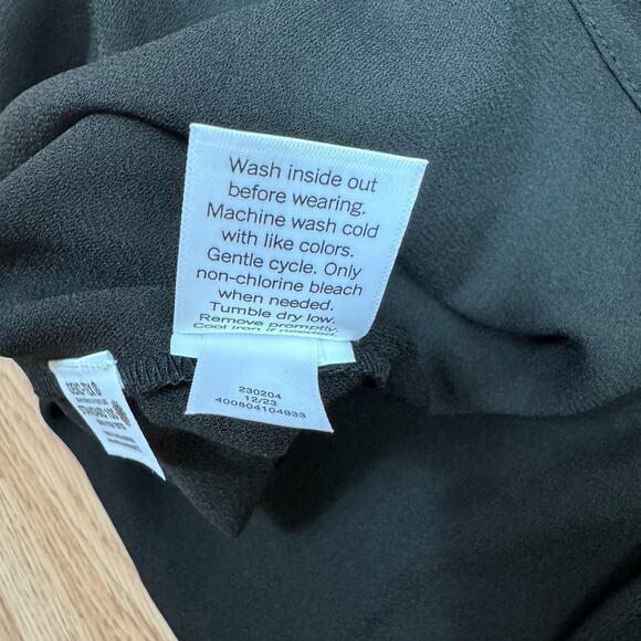 Jessica Simpson Womens Black Skirt 4X Button Down Witchy Goth Lagenlook Stretchy - Picture 6 of 6